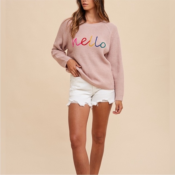 Pink Acrylic Sweater - Picture 3 of 3